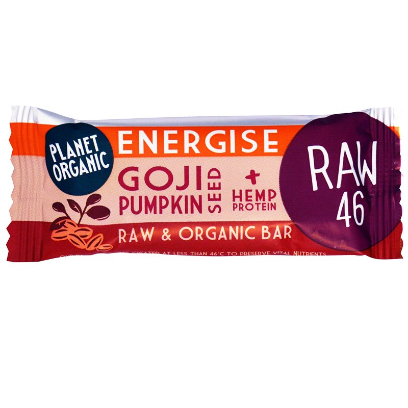 Luomu Energiapatukka "Goji & Pumpkin Seeds" 30g - 34% alennus