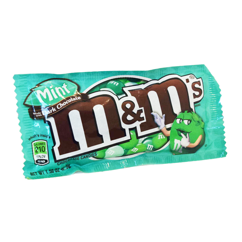 M&M Tumma suklaa & Minttu 42,5 g - 39% alennus