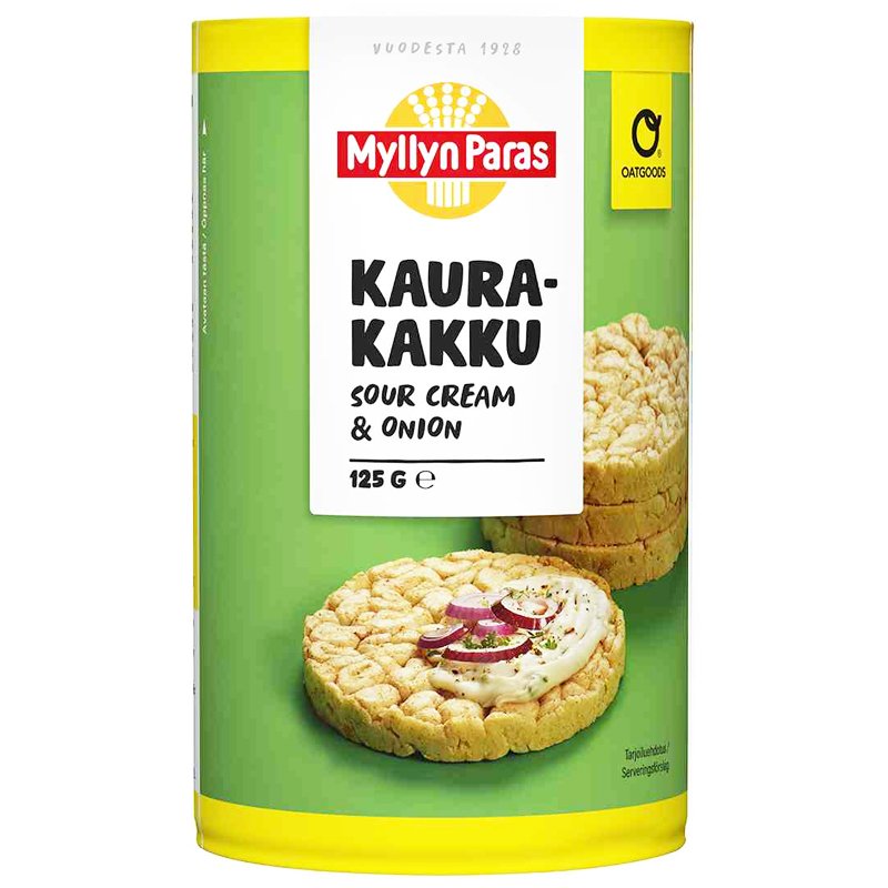 Kaurakakku Sour Cream & Onion - 30% alennus