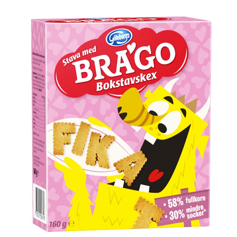 Kirjainkeksit 160g - 50% alennus