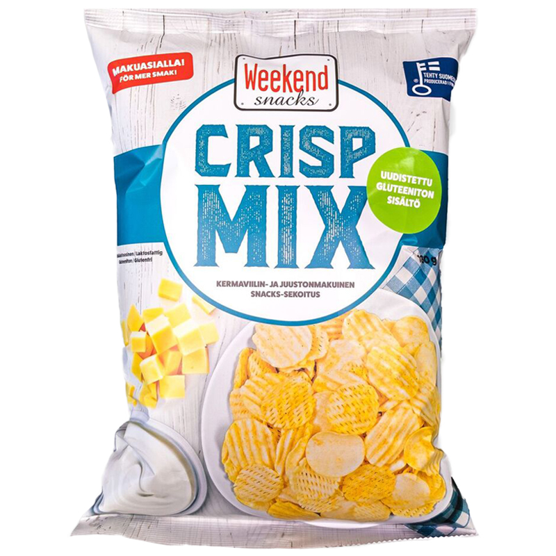 Snacks-sekoitus Crisp Mix - 22% alennus