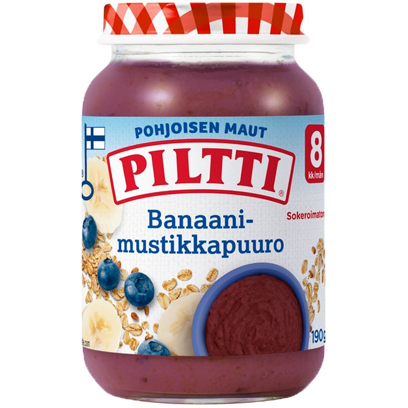 Banaani-mustikkapuuro - 28% alennus