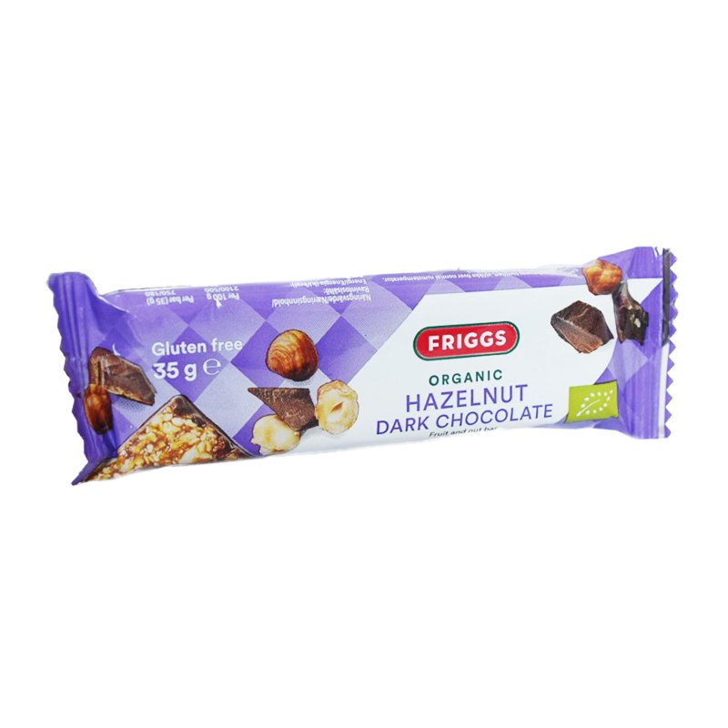Hedelmä- ja pähkinäpatukka Tumma Suklaa 35 g - 75% alennus