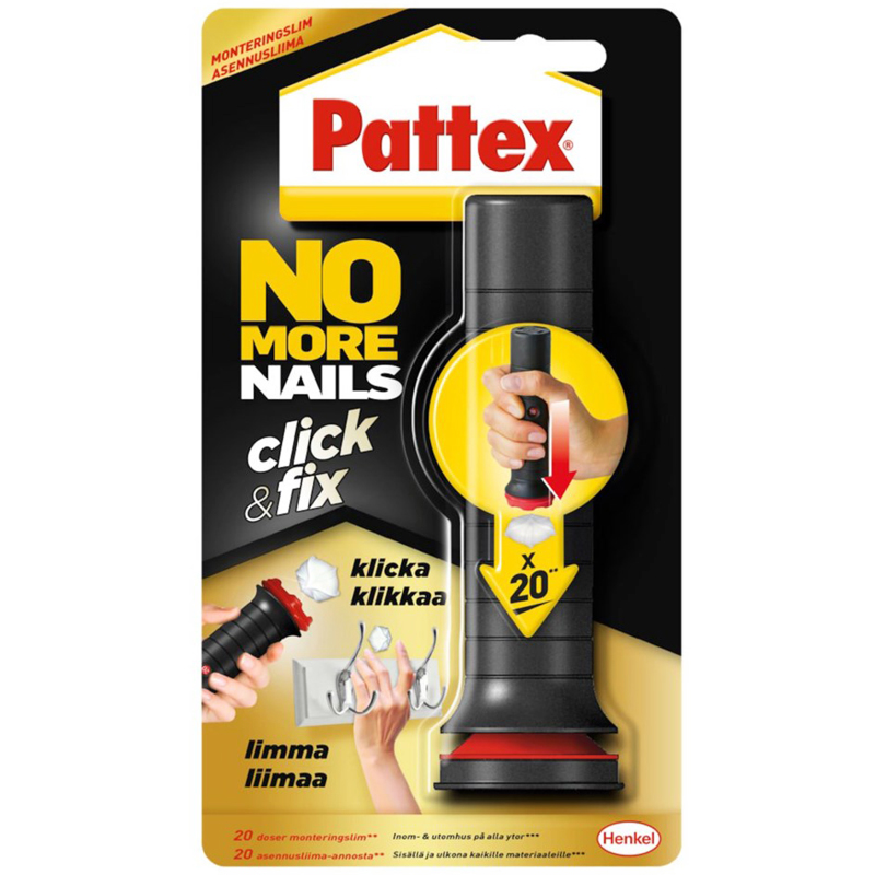 Asennusliima Click & Fix - 82% alennus