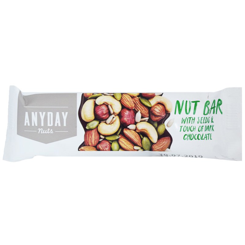 Pähkinäpatukka Seeds & Dark Chocolate - 27% alennus