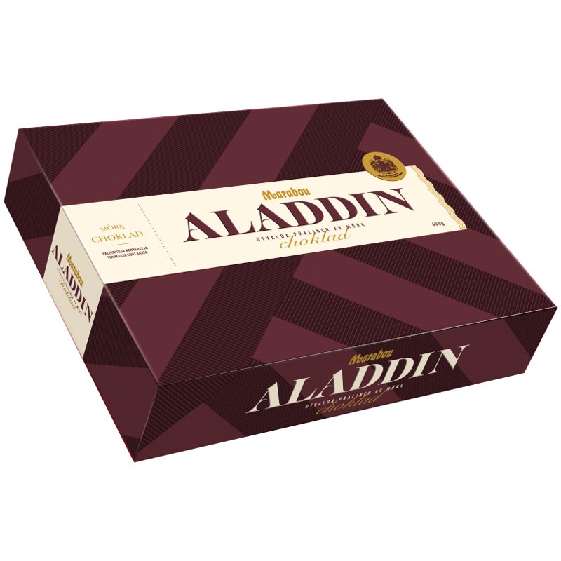 Suklaakonvehteja "Aladdin Dark" 400g - 69% alennus