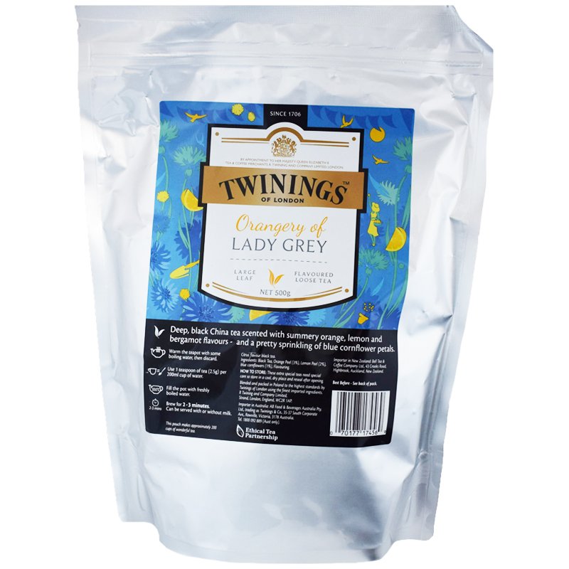 Musta Tee "Orangery Lady Grey" 500g - 33% alennus