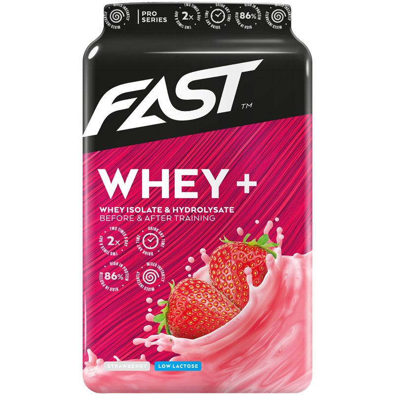 Proteiinijauhe "Whey +" Mansikka 600g - 84% alennus