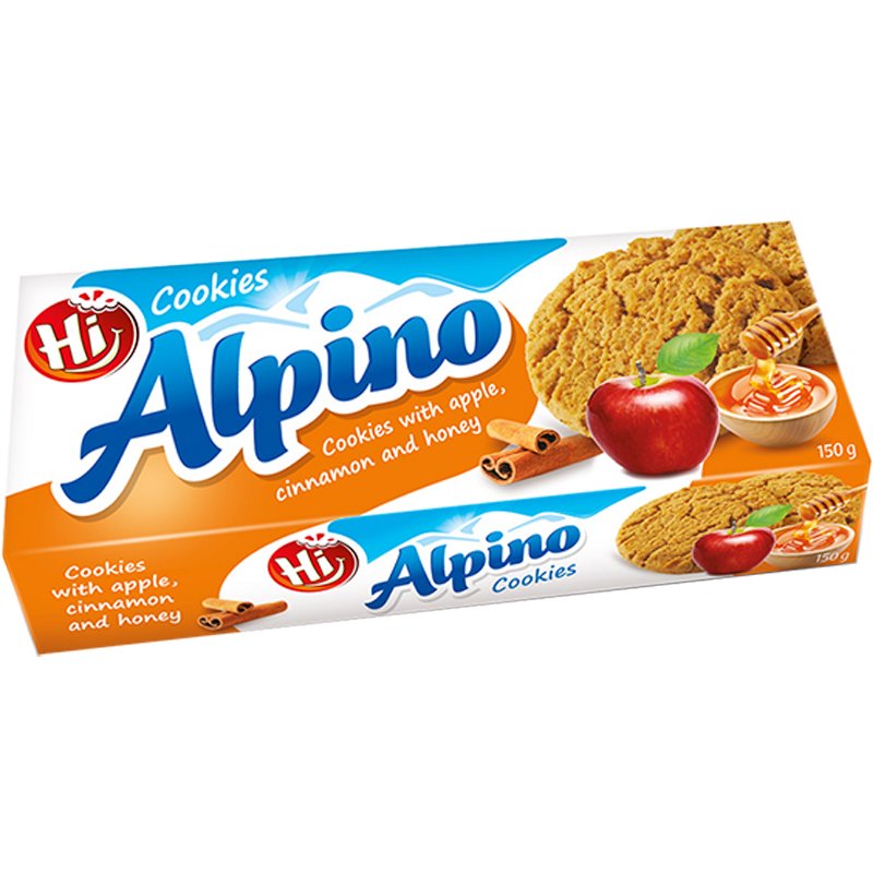 Keksit "Apple Cinnamon & Honey" 150 g - 34% alennus