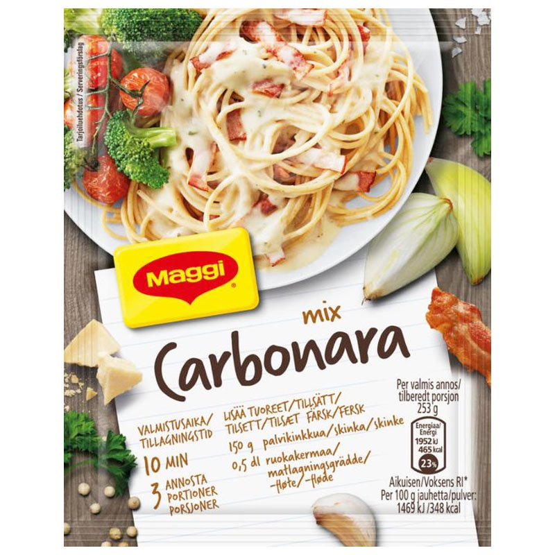 Carbonarakastikeainekset - 23% alennus