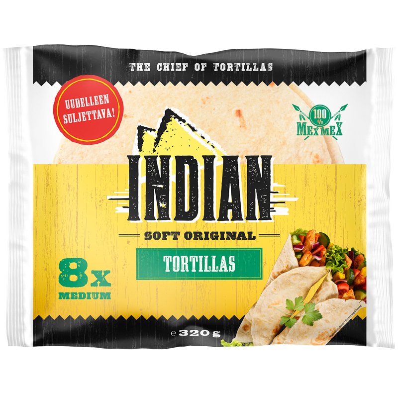 Vehnätortillaleivät Original Medium - 41% alennus