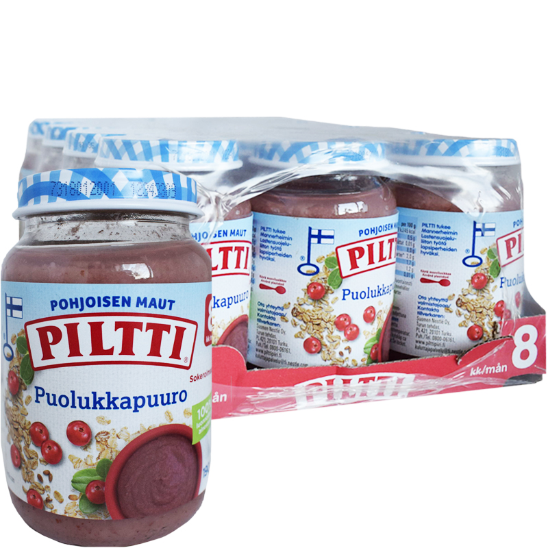Lastenruoka Puolukkapuuro 12kpl - 31% alennus