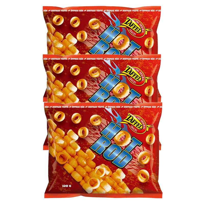 Taffel Hot Rod 3kpl - 22% alennus
