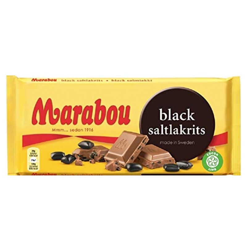 Suklaalevy Black Salmiakki - 21% alennus