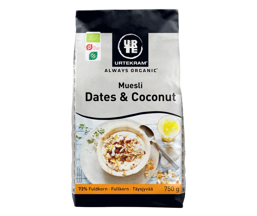 Luomu Mysli Taateli & Kookos 750g - 31% alennus