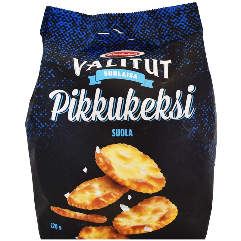 Suolaiset Pikkukeksit 120g - 17% alennus