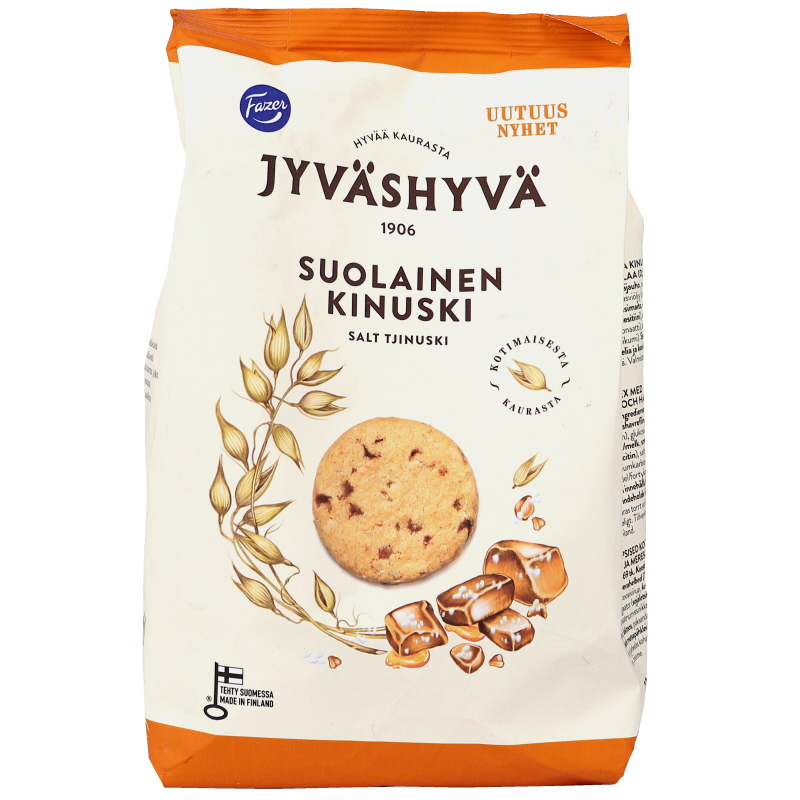 Jyväshyvä Suolainen Kinuski Keksi - 20% alennus
