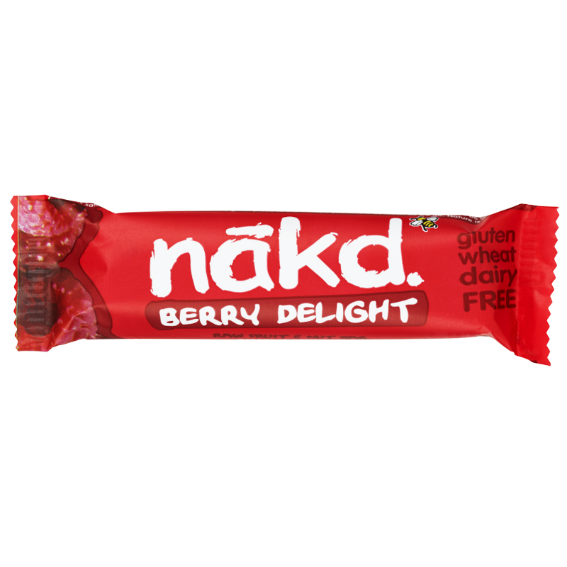 Pähkinäraakapatukka Berry Delight - 36% alennus