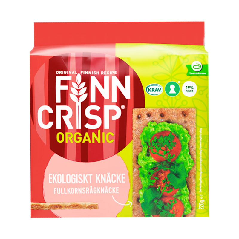 Näkkileipä Täysjyväruis 220 g - 75% alennus