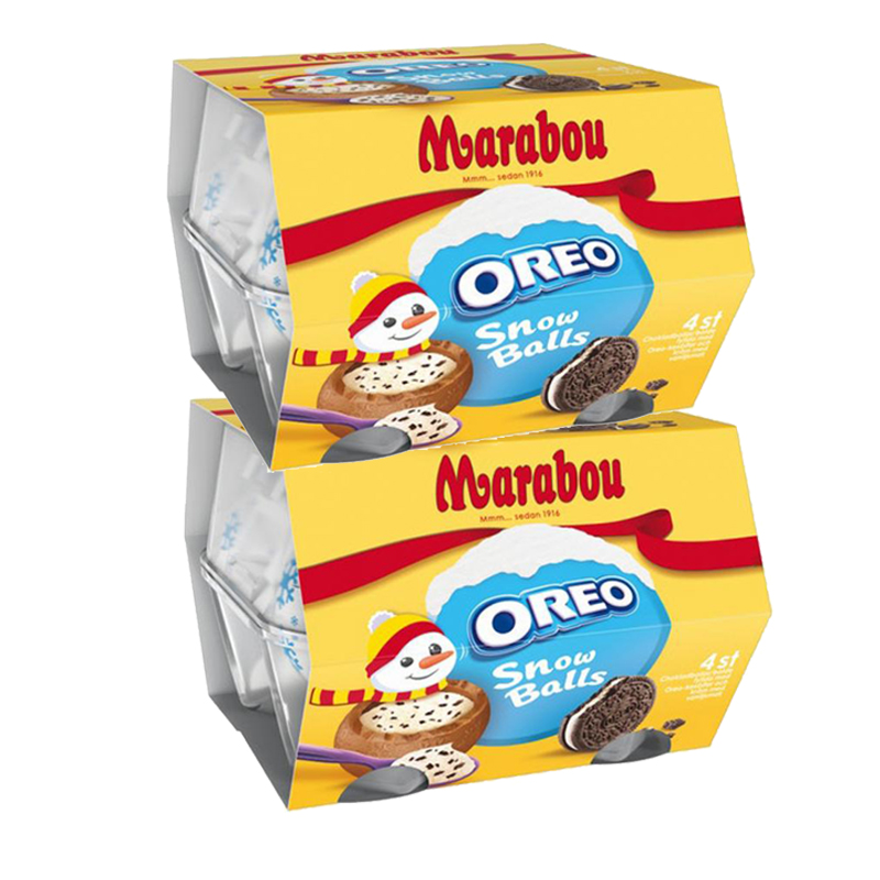 Oreo Snowballs 2 x 4kpl - 41% alennus
