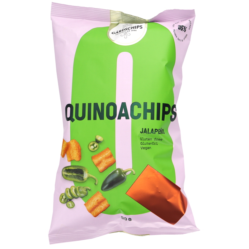Kvinoasipsit Jalapeno - 25% alennus