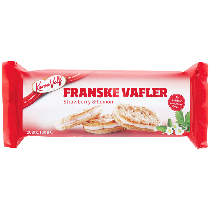 Keksit "Strawberry Lemon" 150 g - 62% alennus