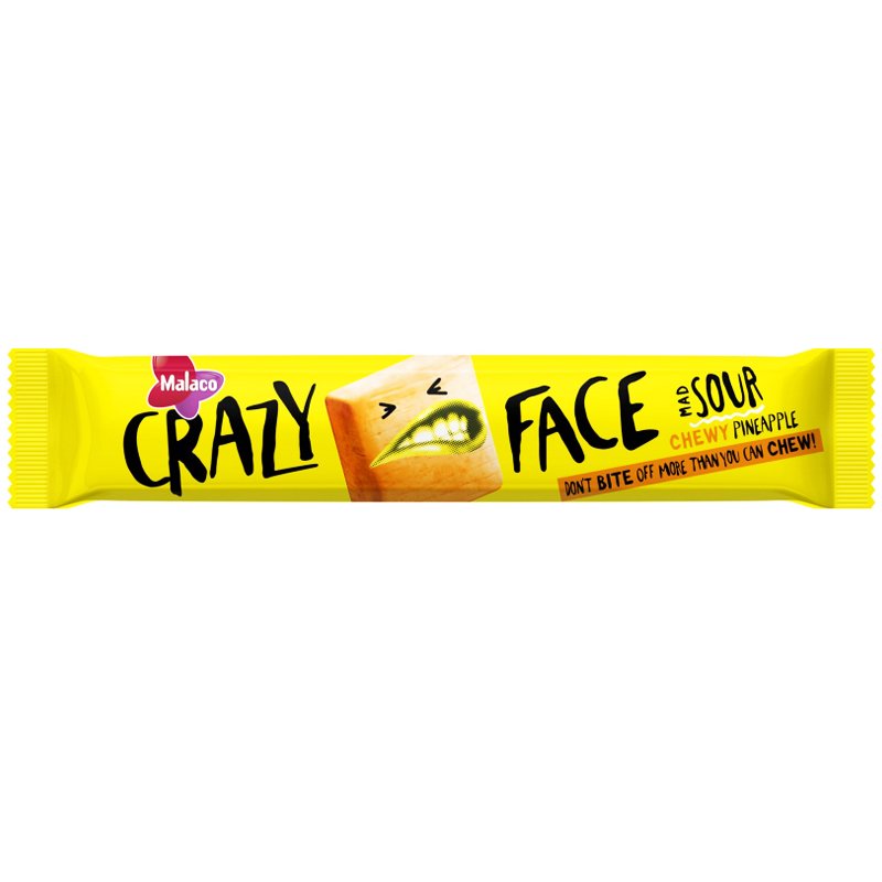 Crazy Face Pineapple 34g - 41% alennus