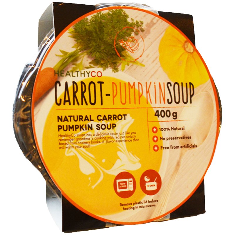 Keitto Porkkana & Kurpitsa 400g - 50% alennus
