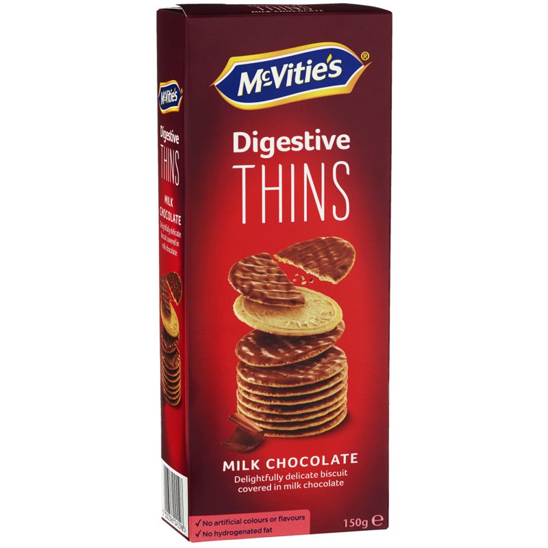 Vehnäkeksit "Milk Chocolate" 150g - 50% alennus