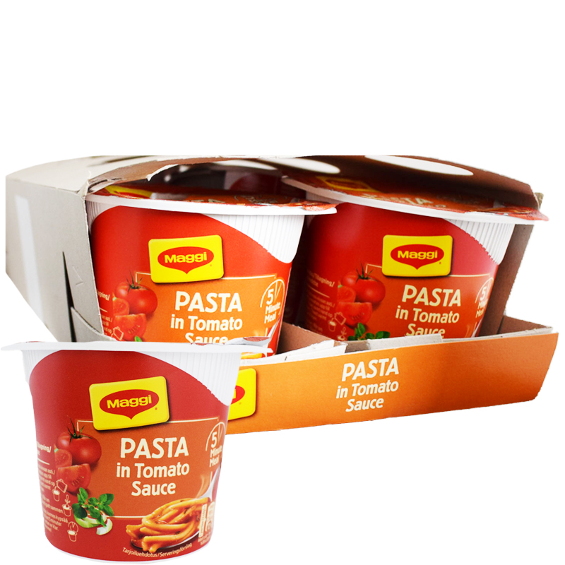 Laatikollinen Pastaa Tomaattikastikkeessa 8 x 60g - 55% alennus