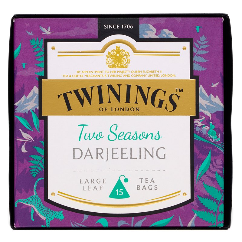 Musta tee "Two Seasons Darjeeling" 15-pack - 38% alennus