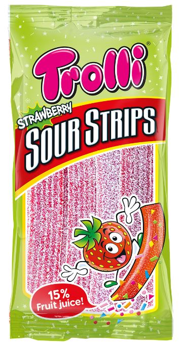 Sour Strips Mansikka - 26% alennus