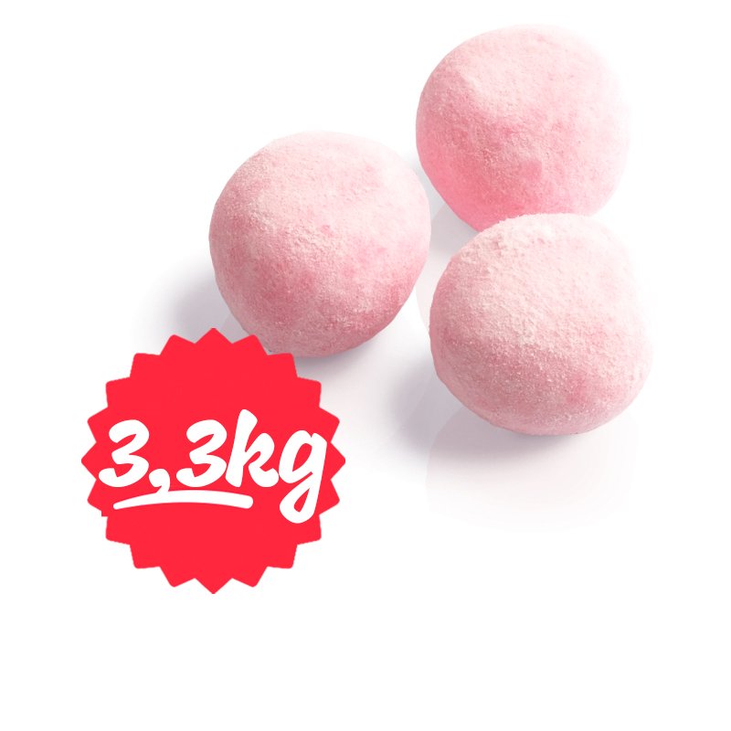 Laatikollinen "Strawberry Soft Bite" Makeisia 3250g - 67% alennus
