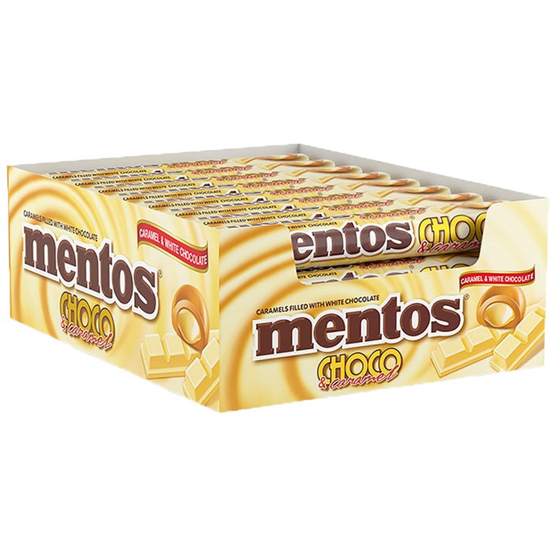Mentos Choco White 24kpl - 30% alennus