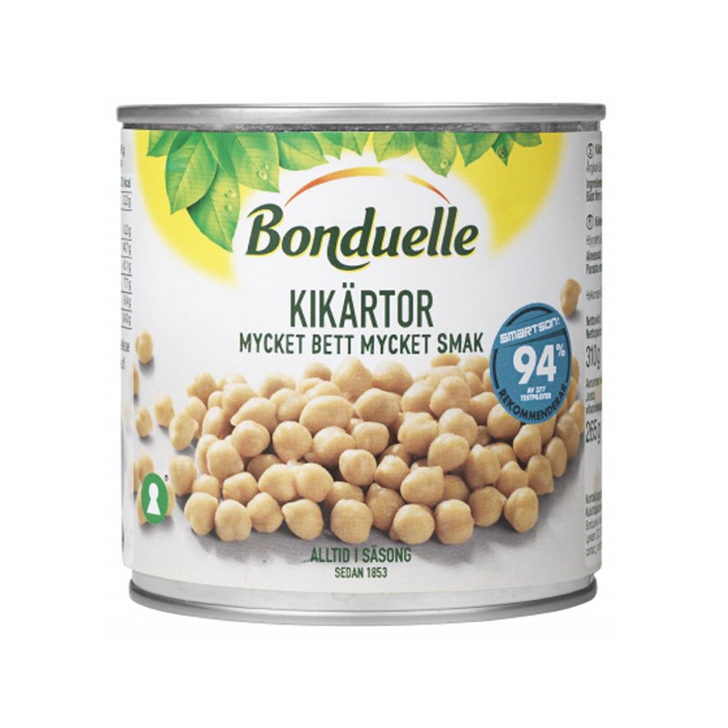 Kikherneet 310g - 34% alennus